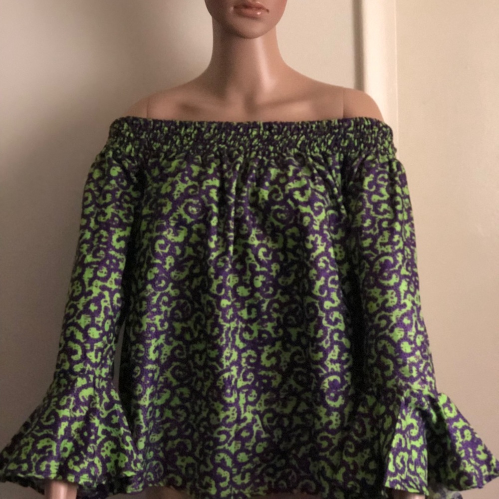 Asake Off shoulder top